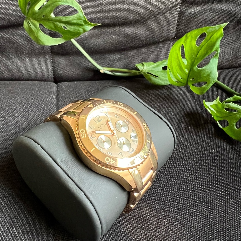 MARC BY MARC JACOBS Rose Gold Chronograph Watch M3156